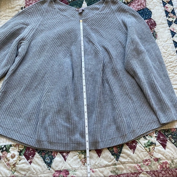 J. Jill gray knit loose sweater - Picture 5 of 8